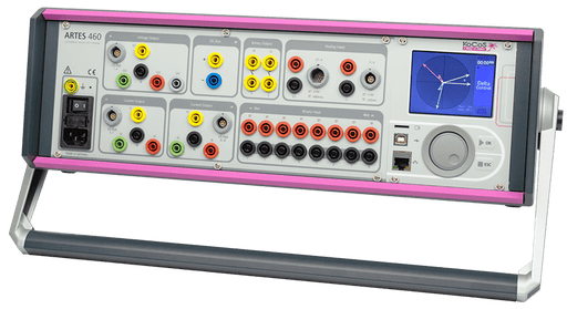 ARTES 460 Relay Test System with touchscreen and PC compatibility