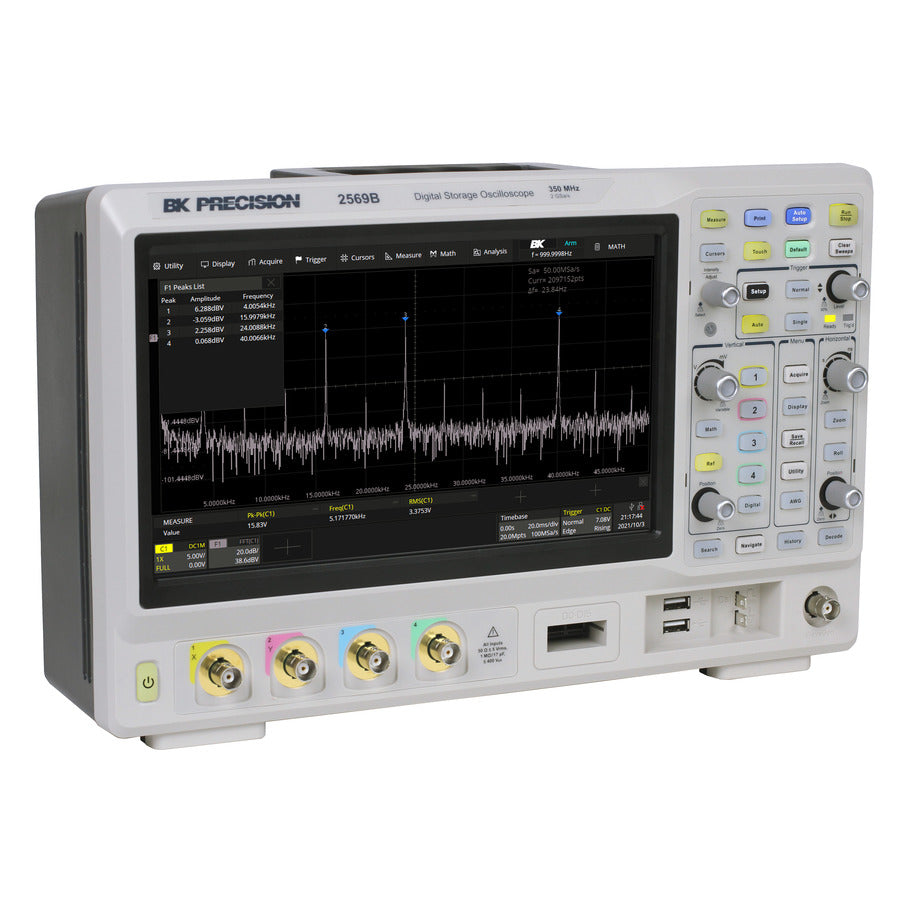 BK Precision Digital Storage Oscilloscope 100MHz 2GSa S BK2565B