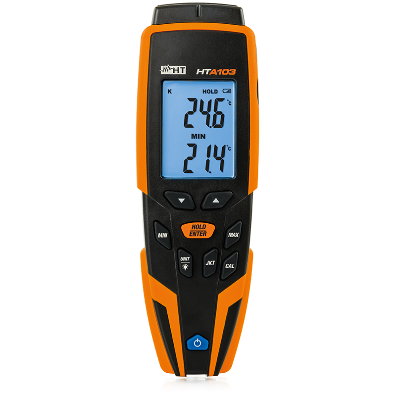 HTA103 Thermometer with K/J/T-type probe compatibility