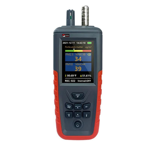 Handheld 6 Channel Particle Counter SI8200 Precise Air Quality Monitoring Device