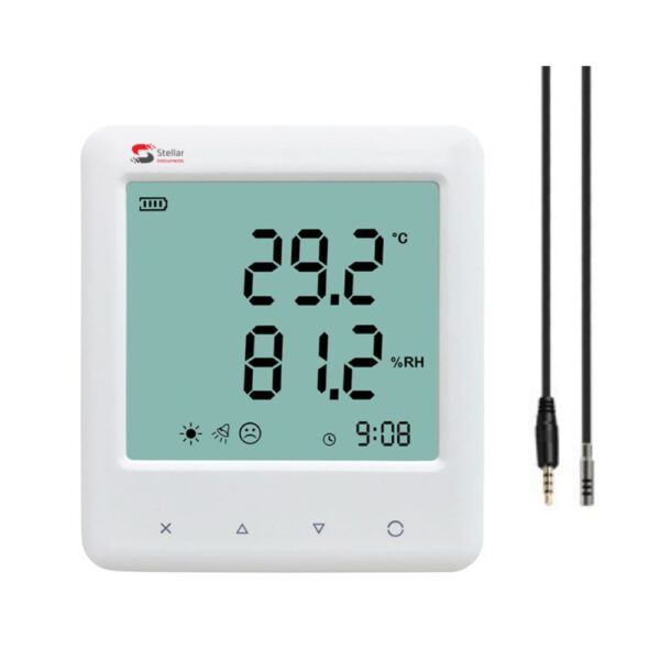 Humidity Temperature Monitor External Probe TH3010E Accurate Environmental Monitoring with External Sensor
