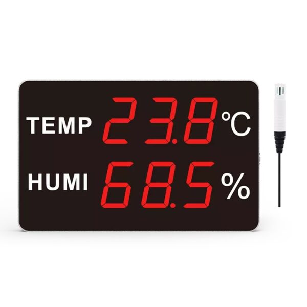 LargeDisplayWallMountedTemperatureHumidityMonitor