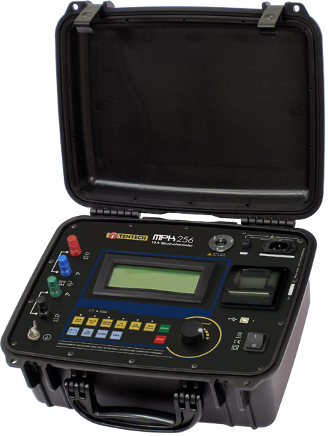 MPK256 10 A micro-ohmmeter for precise low resistance testing