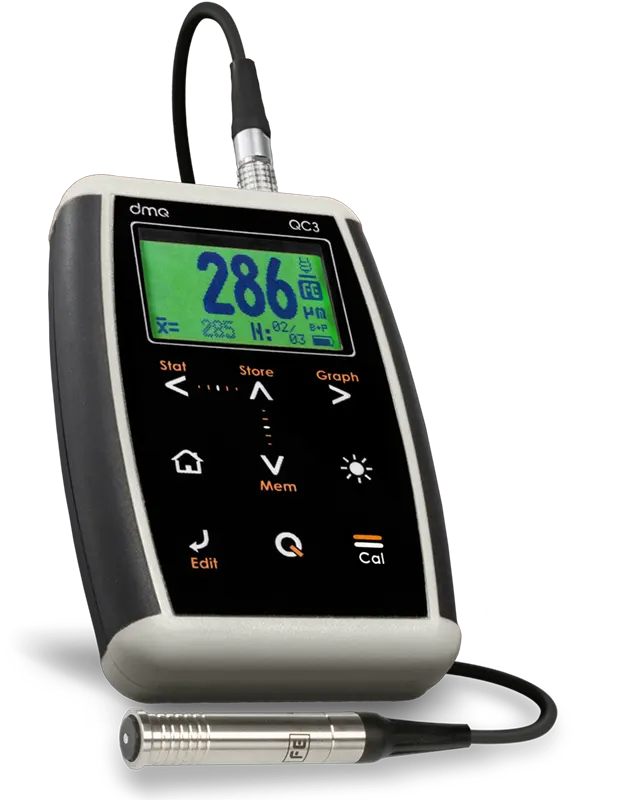 QC3 Series Coating Thickness Gauge with advanced probes