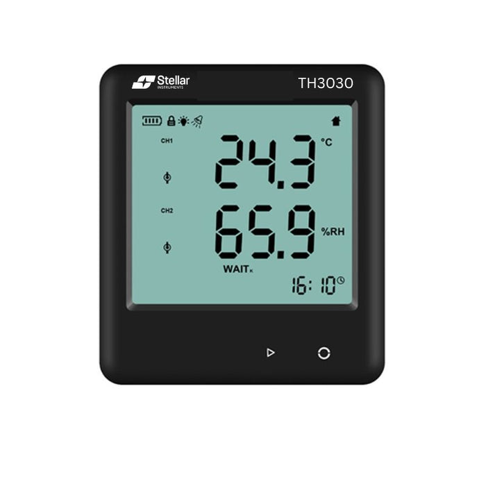 TH3030 Professional Temperature and Humidity Datalogger with backlit LCD