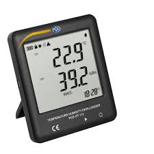 Temperature Humidity Datalogger with Touchscreen PCE